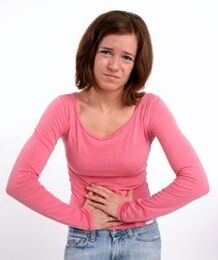dolor abdominal en mujeres con gastritis
